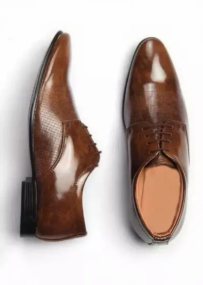 Stylish Synthetic Leather Shoes For Men