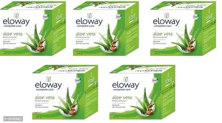 Eloway Aloe Vera Moisturizing Gel (Pack Of 5)  (100 g)