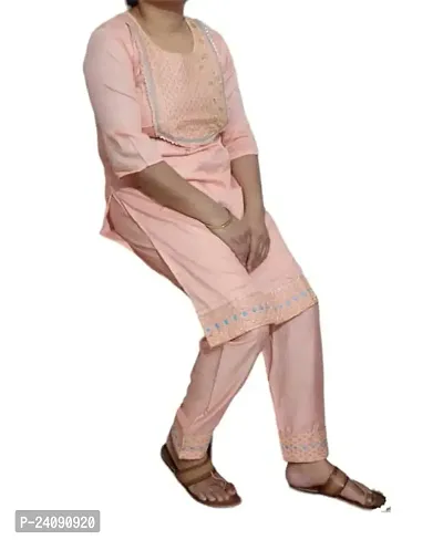 Stylish Fancy Designer Rayon Kurta With Bottom Wear Set For Women-thumb3