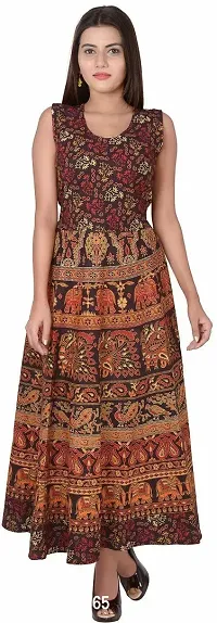 Stylish Multicoloured Cotton Stitched Kurta For Women