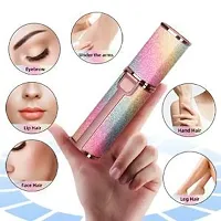 Portable eyebrow trimmer for women, epilator for women, facial hair remover for women,Face, Lips, Nose Hair Removal Electric Trimmer with Light- (Multi)-thumb2