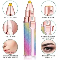 Portable eyebrow trimmer for women, epilator for women, facial hair remover for women,Face, Lips, Nose Hair Removal Electric Trimmer-thumb1