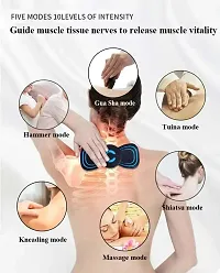 Body Massager 8 Modes 1 Pcs, Portable Mini Massager Cervical Massage Soothing Pain, Body Massager Patch for Whole Body Neck Back Waist Arms Leg (standerd-1)-thumb4