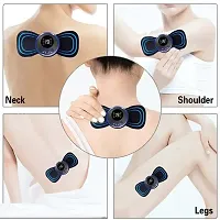 Body Massager 8 Modes 1 Pcs, Portable Mini Massager Cervical Massage Soothing Pain, Body Massager Patch for Whole Body Neck Back Waist Arms Leg (standerd-1)-thumb1