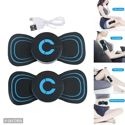Body Massager 8 Modes 1 Pcs, Portable Mini Massager Cervical Massage Soothing Pain, Body Massager Patch for Whole Body Neck Back Waist Arms Leg (standerd-1)-thumb5