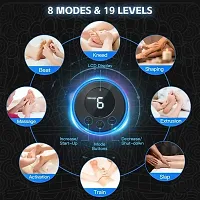 Body Massager 8 Modes 1 Pcs, Portable Mini Massager Cervical Massage Soothing Pain, Body Massager Patch for Whole Body Neck Back Waist Arms Leg (standerd-1)-thumb2