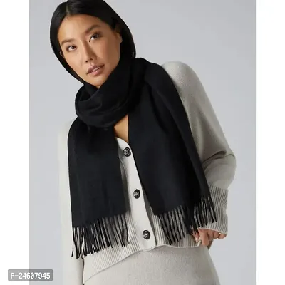 Winter Wear Acrylic Woolen Muffler/Scarf For  Women Warm lightweight-thumb0