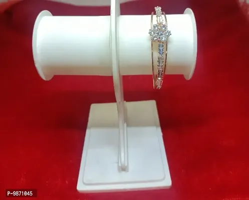 Glittering American Diamond Studded Bracelet Bangle kada-thumb2