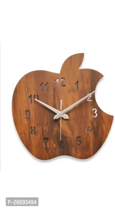 Designer Brown Wood Analog Wall Clock