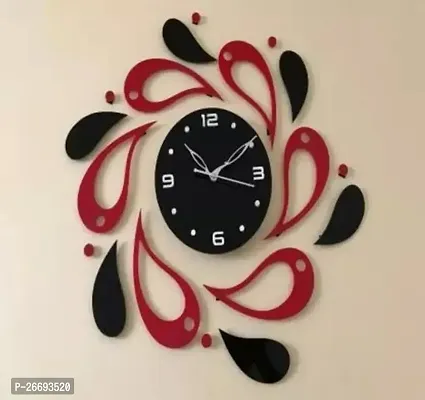 Designer Multicoloured Wood Analog Wall Clock