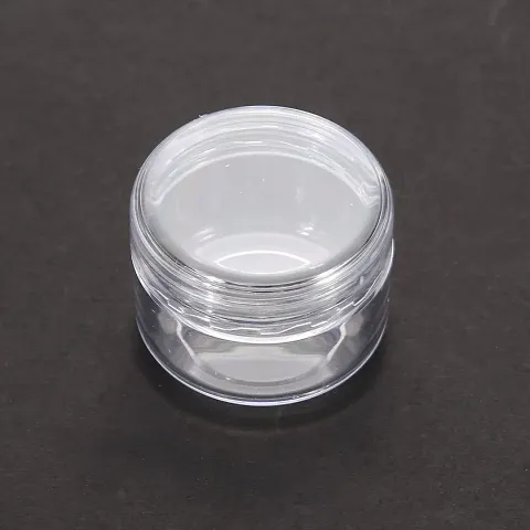 Buy pmw - Small Tiny Containers Plastic Clear Boxes with Screw lid