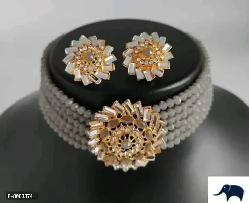 Stylish Fancy Alloy Kundan Jewellery Set For Women