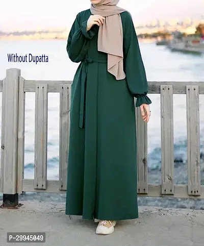 Stylish Polyester Islamic Abaya for Women-thumb0