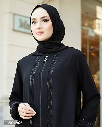 Stylish Polyester Islamic Abaya for Women-thumb0