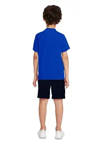 SILVER FANG Boys Cotton T-shirt  Shorts Combo-thumb1