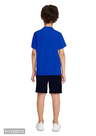 SILVER FANG Boys Cotton T-shirt  Shorts Combo-thumb2