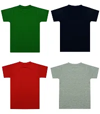 Stylish Cotton Printed Multicoloured T-shirt For Baby Boys Pack Of 4-thumb1