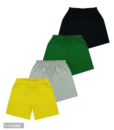 Comfortable Cotton Shorts Combo For Baby Boys Pack Of 4