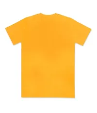 SILVER FANG Boys Cut & Sew Half Sleeve Regular Fit T-Shirt Cotton T-Shirt Yellow-thumb1