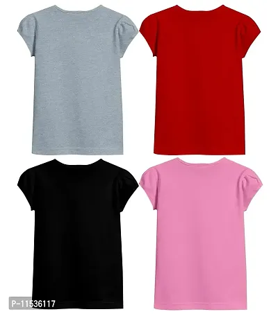 SILVER FANG Girls Tshirt-Pack of 4-thumb3