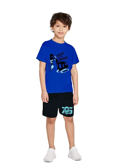 Boys Cotton Printed T shirt