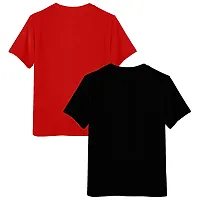 Stylish Cotton Printed T-shirt for Kids Pack of 2-thumb1