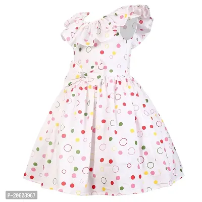 Alina Enterprises Cotton Floral Printed Girl's Frocks.-thumb3