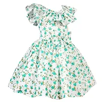 Alina Enterprises Cotton Floral Printed Girl's Frocks.-thumb4