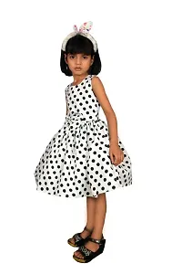 Alina-Enterprises Cotton Printed Girl's Frocks, Comfortable Dress for Girl Kid-thumb1