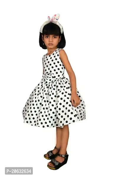 Alina-Enterprises Cotton Printed Girl's Frocks, Comfortable Dress for Girl Kid-thumb2