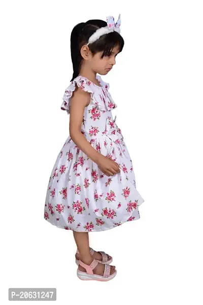 Alina-Enterprises Cotton Printed Girl's Frocks, Comfortable Dress for Girl's-thumb4