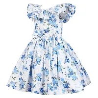 Alina-Enterprises Cotton Printed Girl's Frocks-thumb1