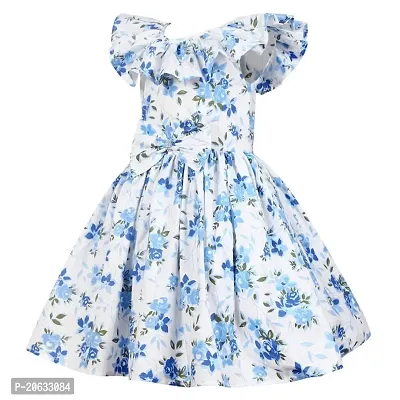 Alina-Enterprises Cotton Printed Girl's Frocks-thumb2