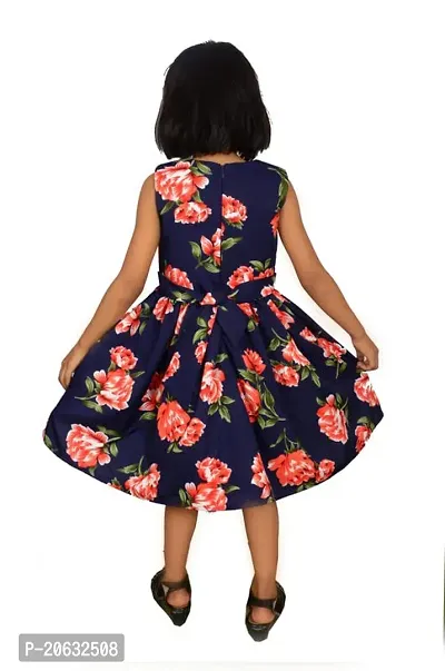 Alina-Enterprises Cotton Printed Girl's Frocks, Comfortable Dress for Girl Kid-thumb4