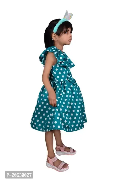 Alina Moda Frock Kids Dress for Baby Girls 3 to 12 Years (Multycolor)-thumb4