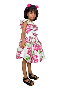 Alina-Enterprises Cotton Printed Girl's Frocks, Comfortable Dress for Girl's-thumb2