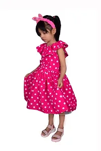 Alina Moda Frock Kids Dress for Baby Girls 3 to 12 Years (Multycolor)-thumb1