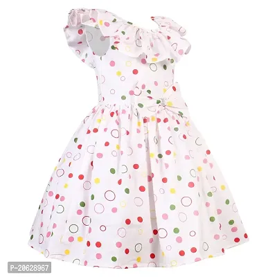 Alina Enterprises Cotton Floral Printed Girl's Frocks.-thumb5