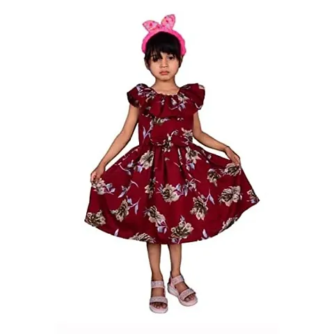 Alina Moda Frock Kids Dress for Baby Girls Age 3 to 12 Years