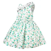 Alina-Enterprises Baby Girls Frocks Dress (11-12 Years, Green)-thumb1