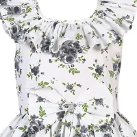 Alina Enterprises Cotton Floral Printed Girl's Frocks.-thumb4