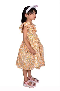 Alina-Enterprises Cotton Printed Girl's Frocks-thumb2