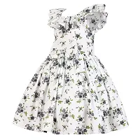 Alina-Enterprises Cotton Printed Girl's Frocks-thumb1