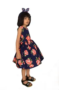 Alina-Enterprises Cotton Printed Girl's Frocks, Comfortable Dress for Girl Kid-thumb2