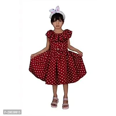 Alina Moda Frock Kids Dress for Baby Girls Age 3 to 12 Years-thumb0