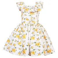 Alina Enterprises Cotton Floral Printed Girl's Frocks.-thumb2