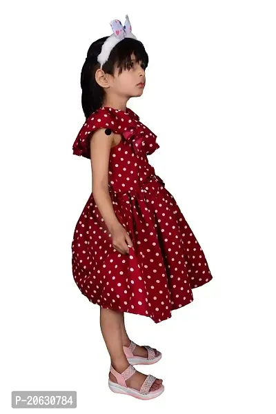 Alina Moda Frock Kids Dress for Baby Girls Age 3 to 12 Years-thumb2