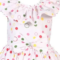 Alina Enterprises Cotton Floral Printed Girl's Frocks.-thumb3