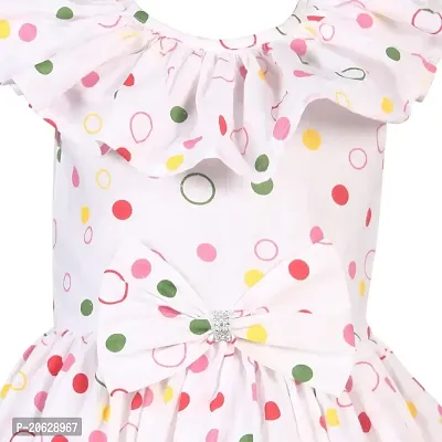 Alina Enterprises Cotton Floral Printed Girl's Frocks.-thumb4