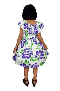 Stylish Fancy Designer Cotton Printed Frocks Dresses For Girls-thumb1